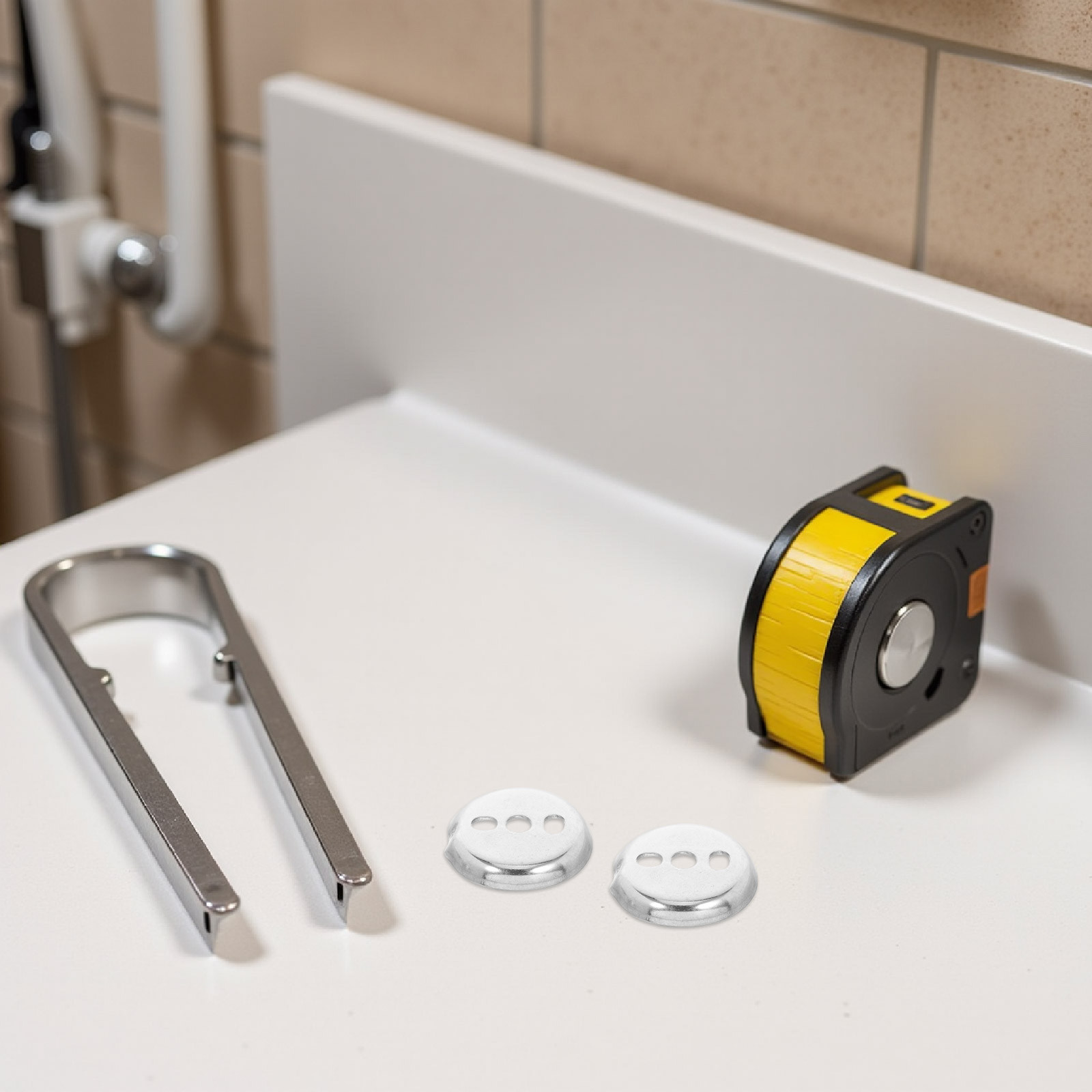 Towel Bar Stainless - 4個入りタオルバー交換用ブラケットセット 38.5mm 防水ステンレス製 バスルーム用ハードウェアアクセサリー モダンなタオルロッド用