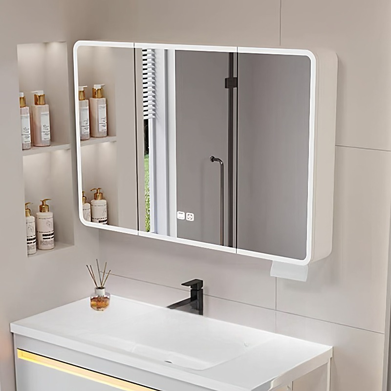 Home Bathroom Furniture - クリエイティブで安価なバスルームキャビネット中国風インテリアファッション高級かわいい食器棚モダンなアーカビダーレス省スペース家具