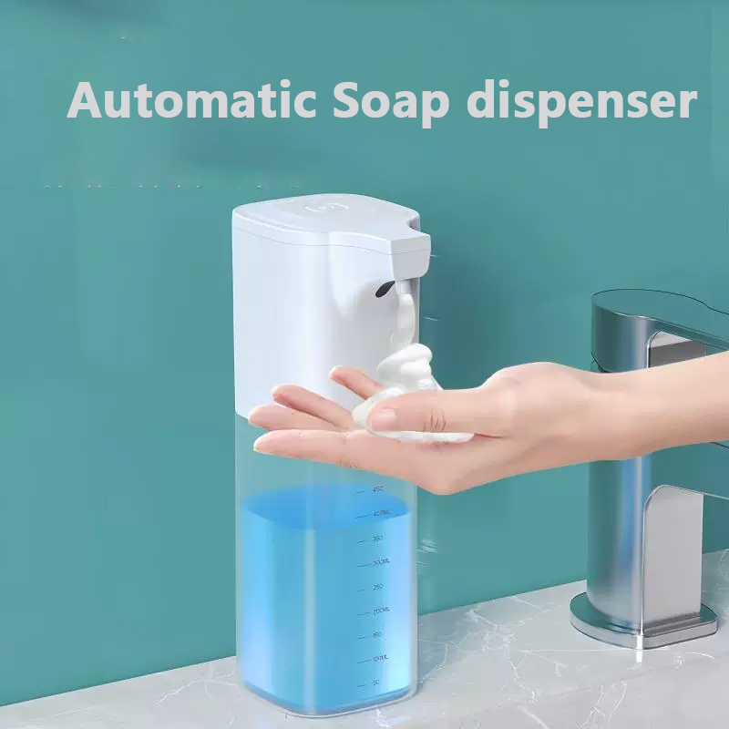 Home Bathroom Wall Soap Dispenser - スマート誘導フォームディスペンサー、家庭用バスルーム用壁掛け自動タッチレスソープジェルディスペンサー