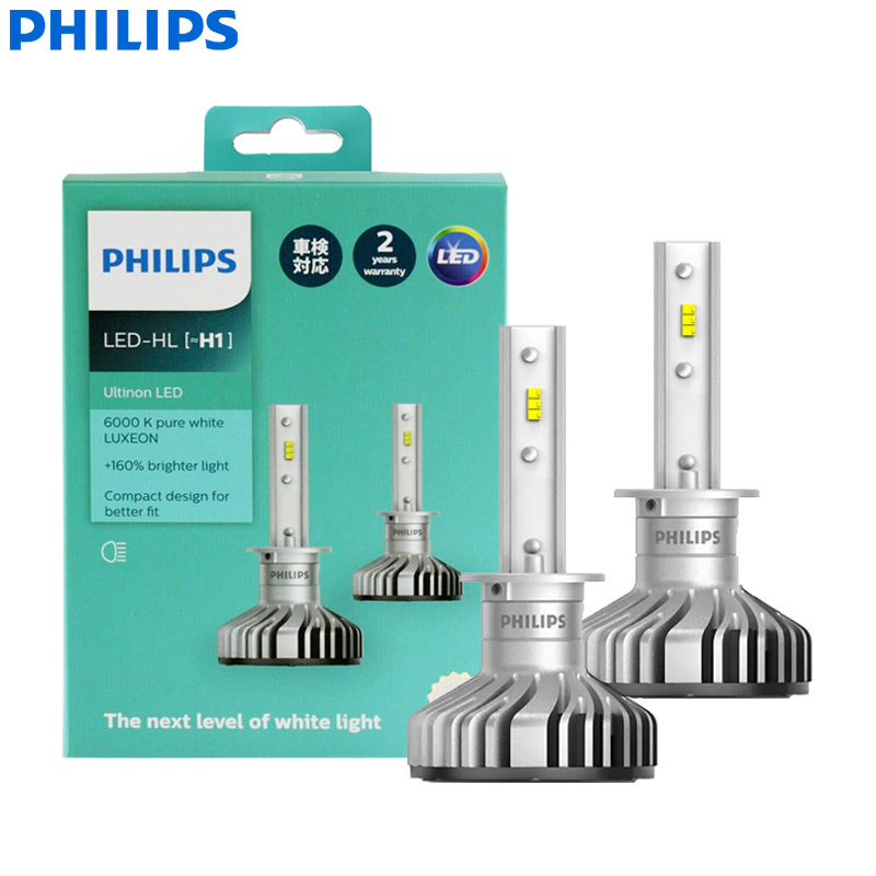 Philips Bulb Hue - LEDヘッドライト11258x2,6000k,自動,クールホワイトライト,コンパクトで明るいデザイン,160%