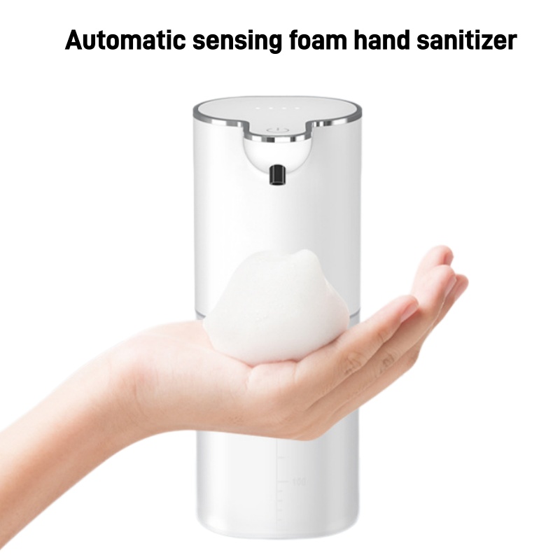 Home Bathroom Wall Soap Dispenser - 自動泡ソープディスペンサータッチレスUSB充電式スマート赤外線センサー壁掛けカウンタートップ浴室キッチン家庭用