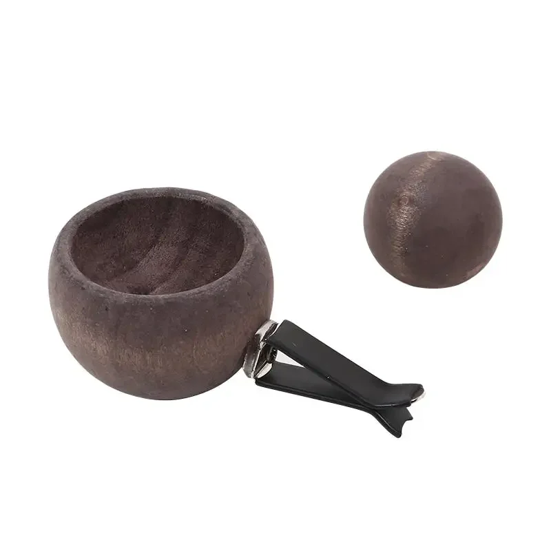 Zara Home Bathroom Accessories - ミニ木製フレグランスオイルディフューザー、天然香料アロマディフューザー、車、寝室、リビングルーム、バスルーム用空気清浄アクセサリー