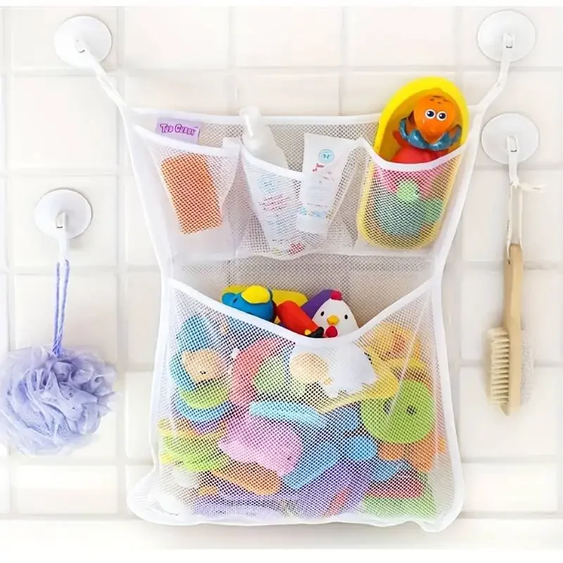 ベビーシャワーのお風呂のおもちゃ白ベビーキッズおもちゃ収納メ - Home Goods Bathroom Storage のレビューと価格
