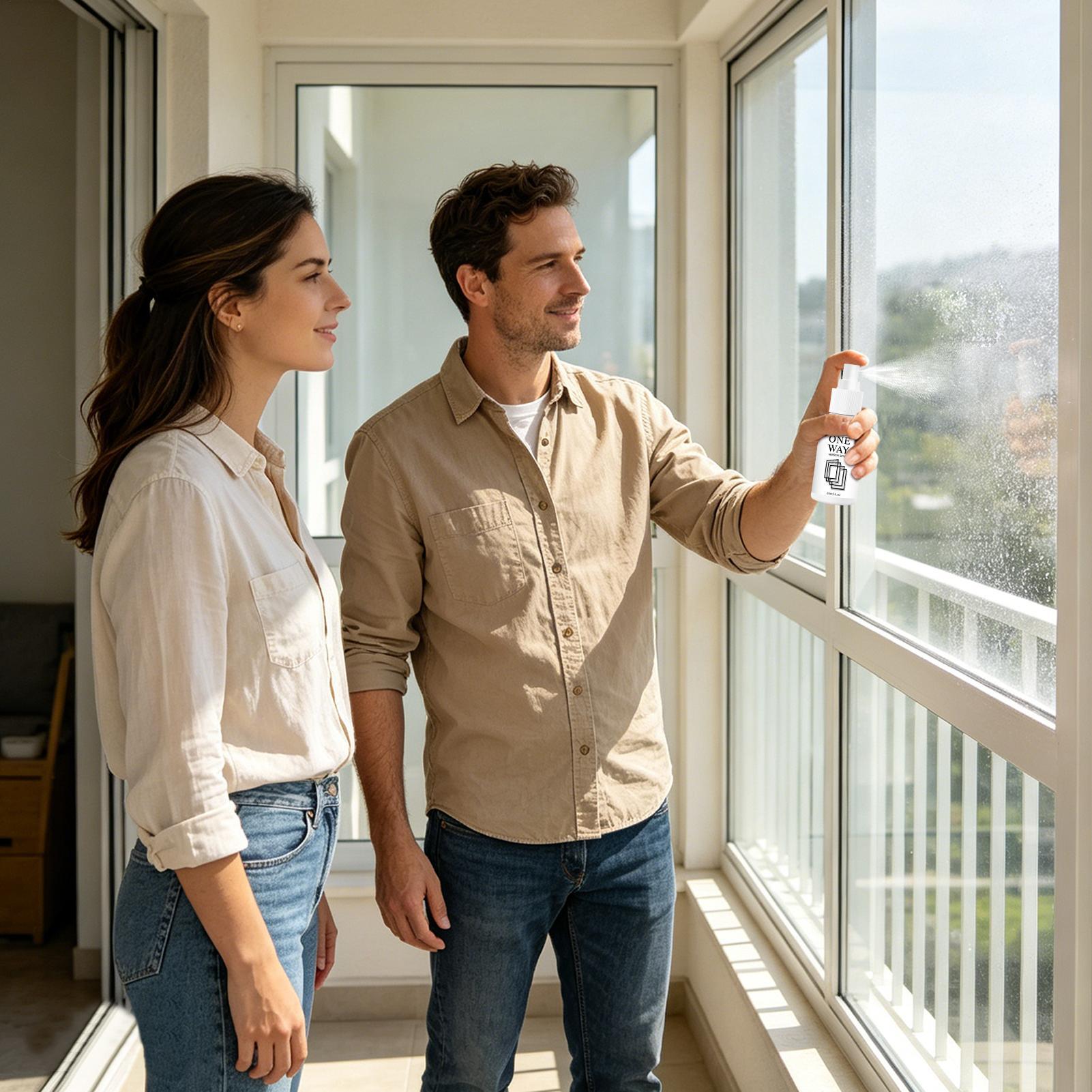 ガラスクリーナースプレー 瞬間反射防止コーティング液 家庭用 - Home Bathroom Window Tint のレビューと価格