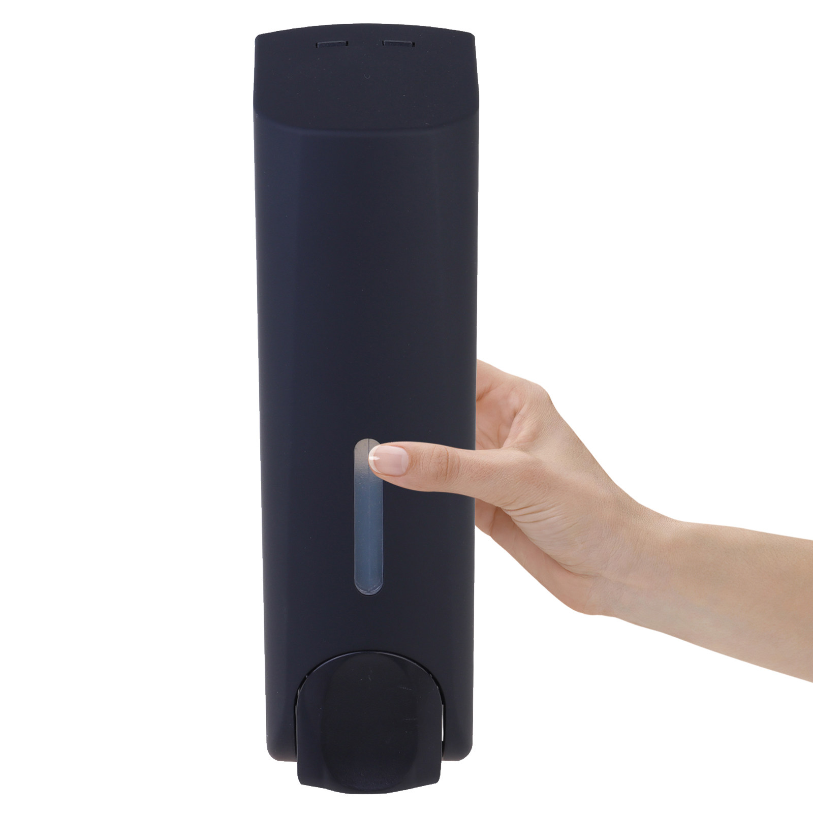 1 個壁掛けソープディスペンサーブラックバスルームローション - Home Bathroom Wall Soap Dispenser のレビューと価格
