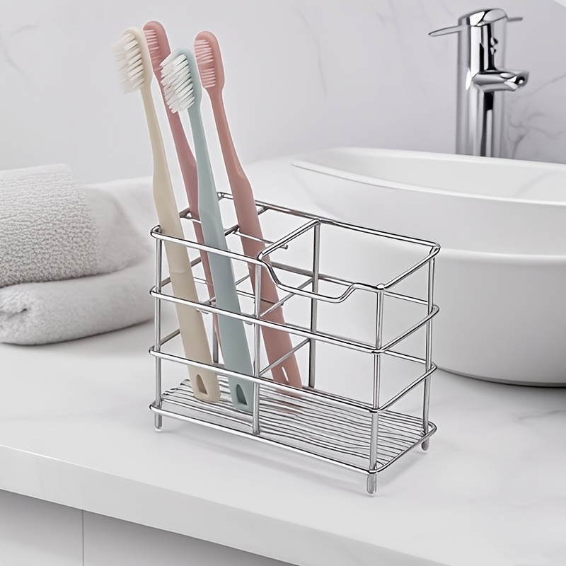 5スロットステンレス製歯ブラシホルダー - 省スペース自立型 - Zara Home Bathroom Accessories のレビューと価格