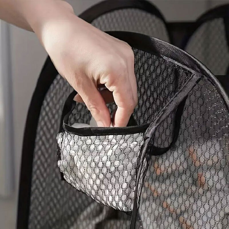 汚れた衣類バスケット 大容量メッシュランドリーバスケット 通 - Home Goods Bathroom Storage のレビューと価格
