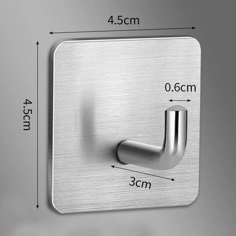 頑丈なステンレス製粘着タオルフック、粘着式吊り下げ式バスルー - Towel Bar Stainless のレビューと価格