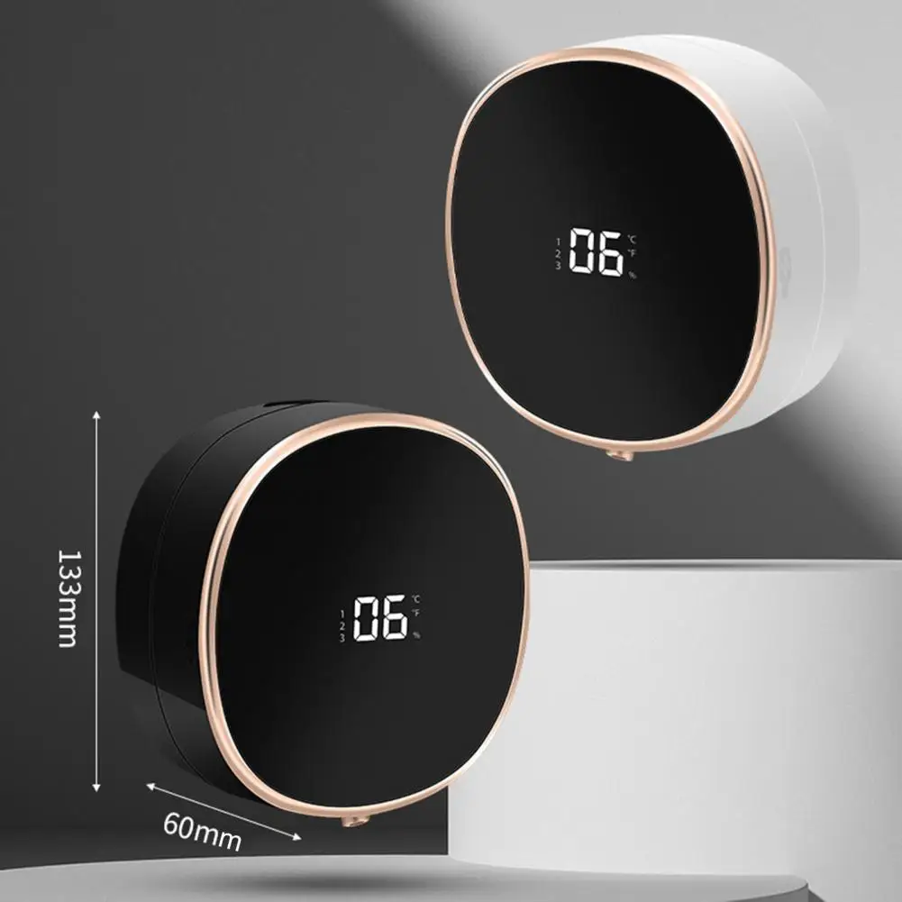 タッチボタン付き電動ソープディスペンサー タッチレス電動ソー - Home Bathroom Wall Soap Dispenser のレビューと価格