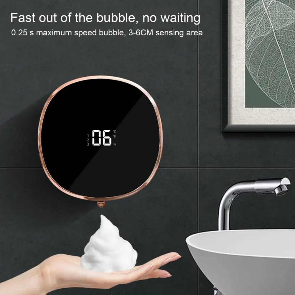 タッチボタン付き電動ソープディスペンサー タッチレス電動ソー - Home Bathroom Wall Soap Dispenser のレビューと価格