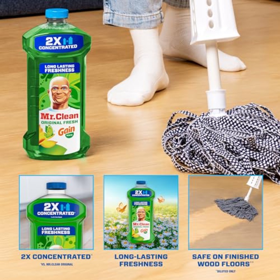 ミスタークリーン万能洗剤、家庭、浴室、キッチン用の床掃除剤、 - Home Kitchen Bathroom Cleaning のレビューと価格