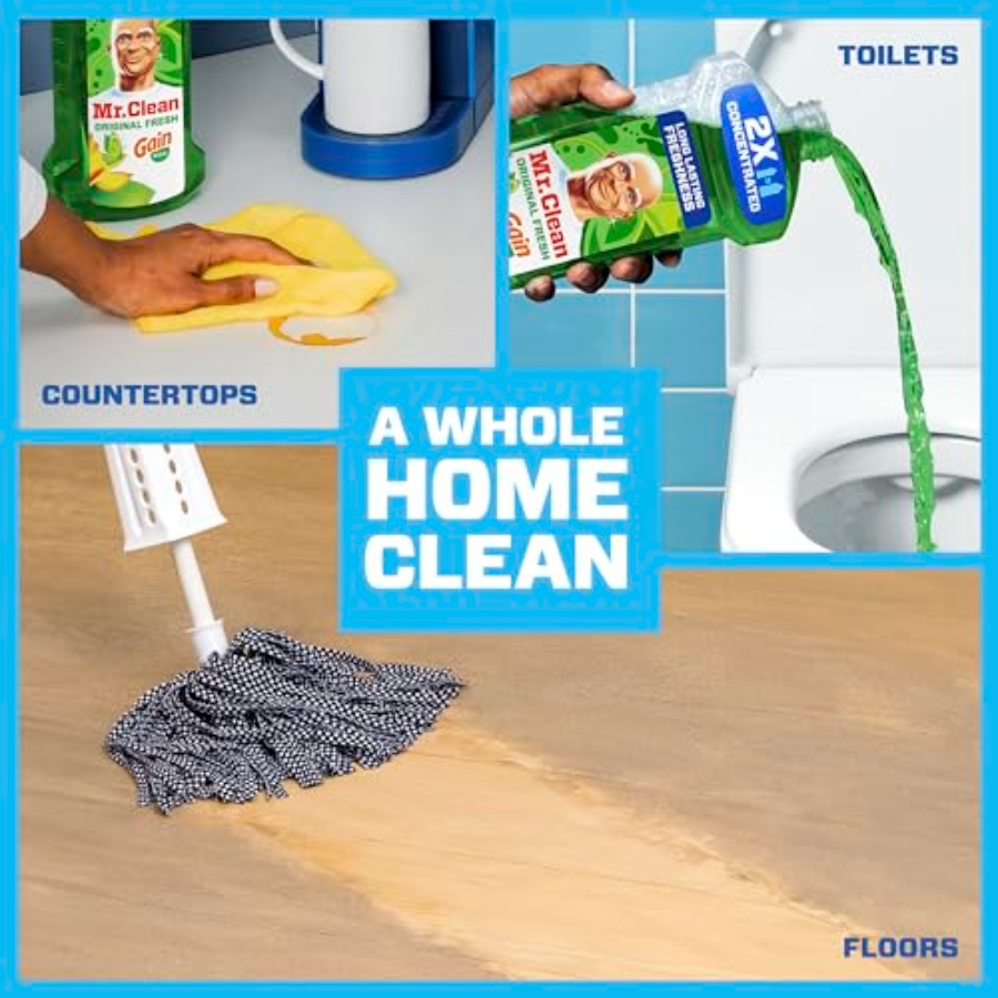 ミスタークリーン万能洗剤、家庭、浴室、キッチン用の床掃除剤、 - Home Kitchen Bathroom Cleaning のレビューと価格