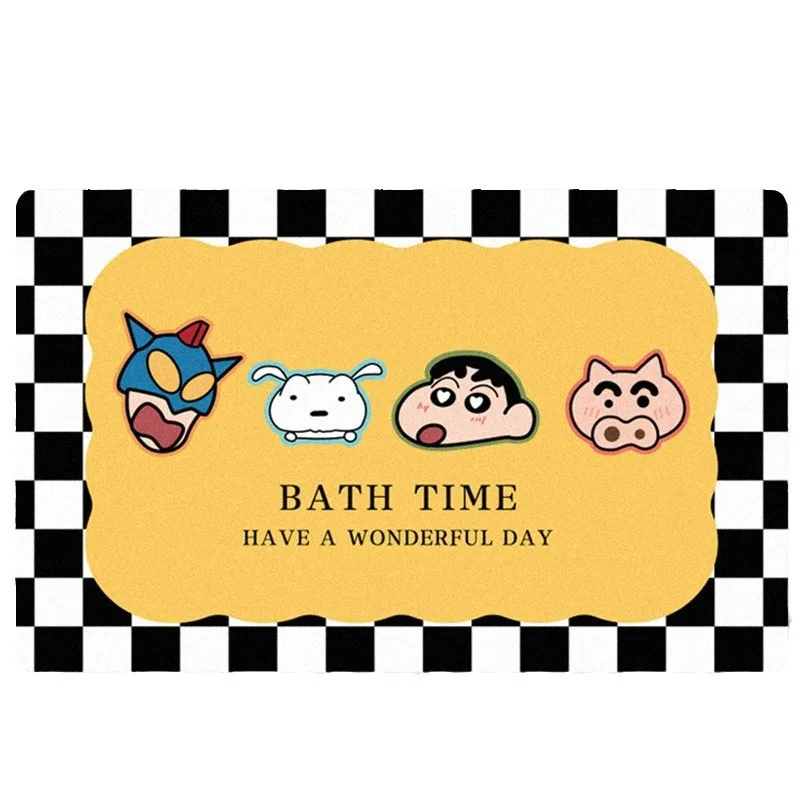 滑り止め吸収フロアマット,珪藻土,速乾性,クレヨン,すねちゃ - Home Edit Bathroom のレビューと価格