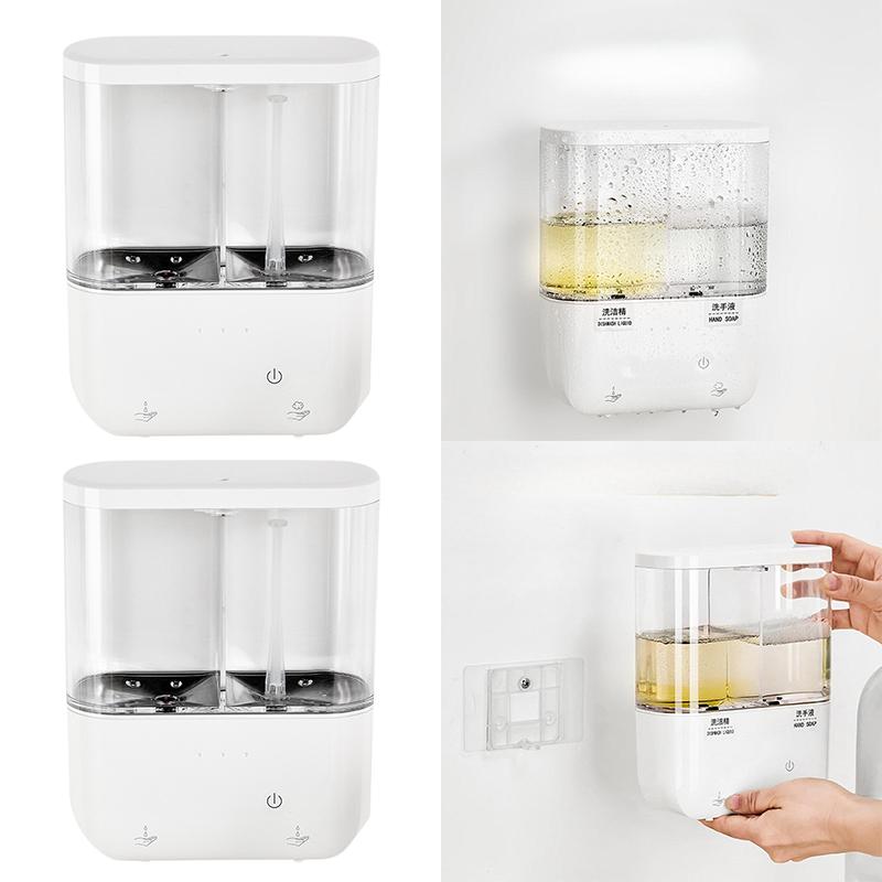 電動壁掛けソープディスペンサー タッチフリー液体ソープディス - Home Bathroom Wall Soap Dispenser のレビューと価格