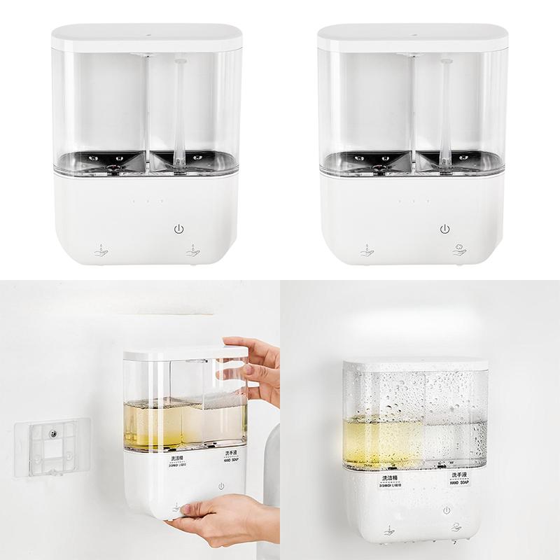 電動壁掛けソープディスペンサー タッチフリー液体ソープディス - Home Bathroom Wall Soap Dispenser のレビューと価格