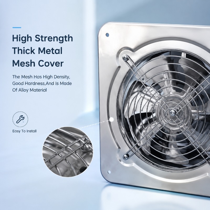 6インチ8インチ高速排気ファン送風機トイレキッチン浴室壁掛け - Home Bathroom Vent のレビューと価格