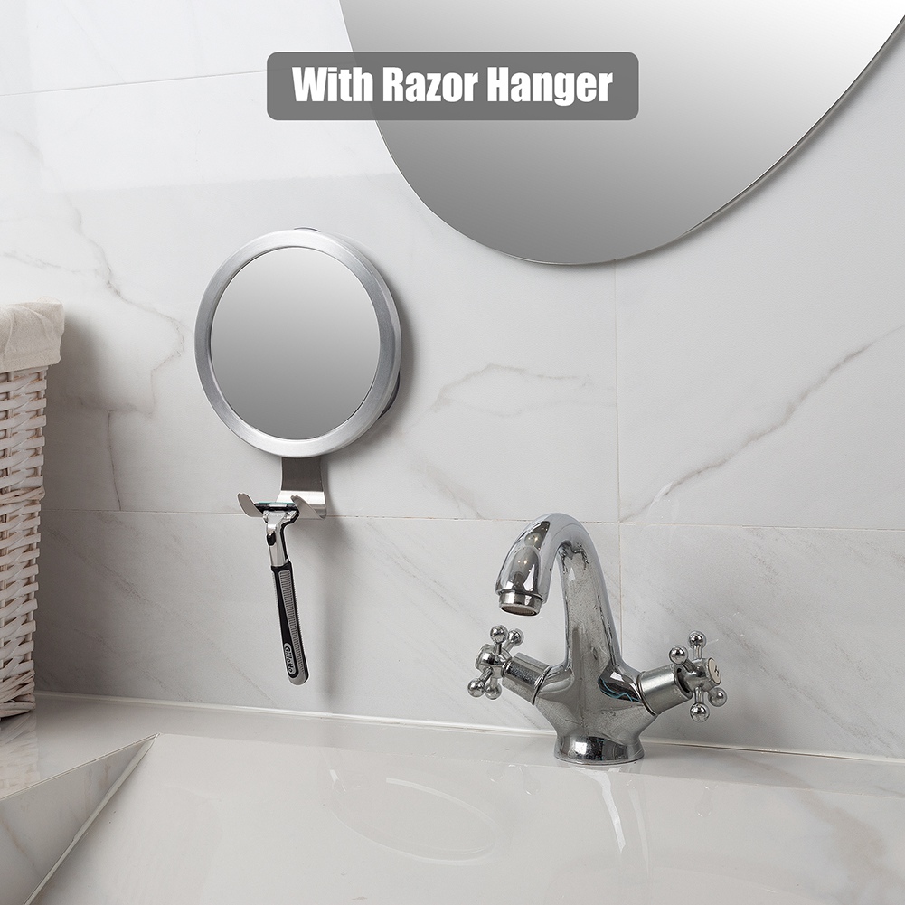 AEE3-1 ポータブルシャワーシェービングミラー 吸盤付き - Shaving Mirror Suction のレビューと価格