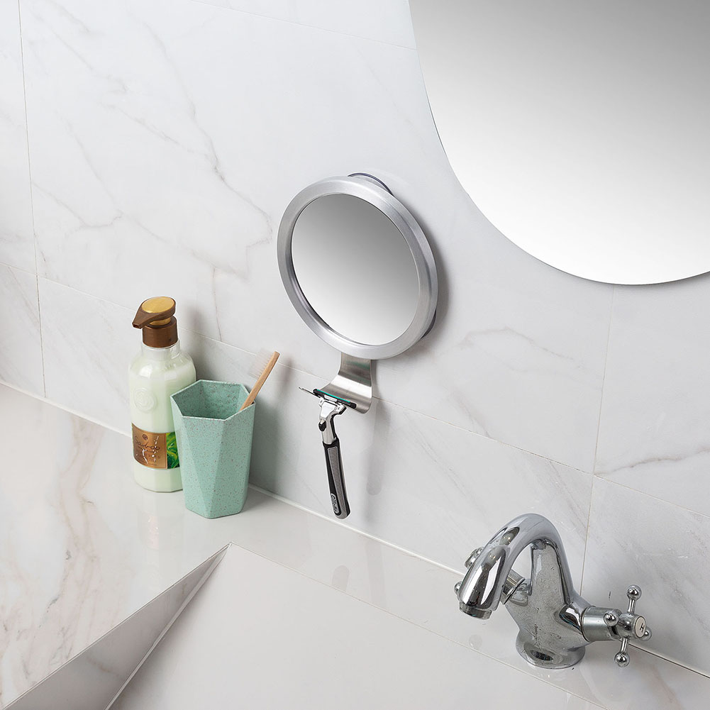 AEE3-1 ポータブルシャワーシェービングミラー 吸盤付き - Shaving Mirror Suction のレビューと価格