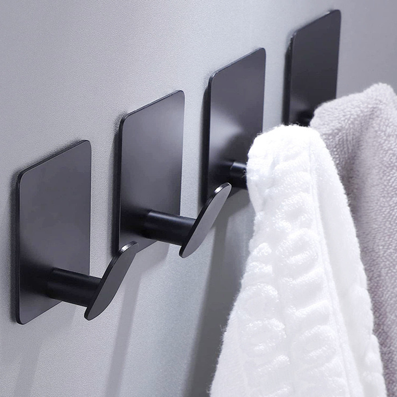 4/1 個ステンレス鋼バスルームローブフック粘着壁フックタオ - Towel Bar Stainless のレビューと価格