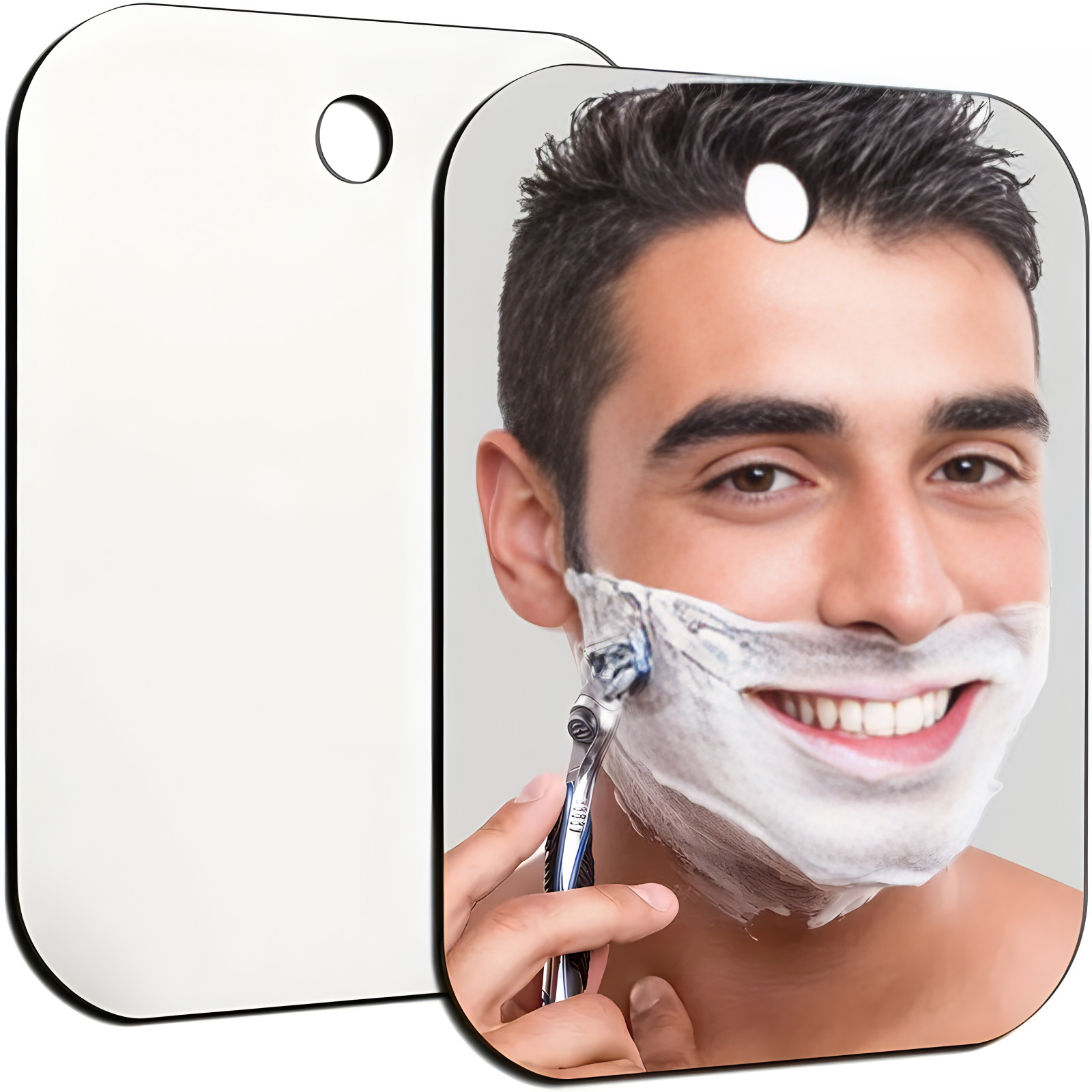 アクリルミラー壁吸着シャワーミラー男性シェービング女性メイク - Shaving Mirror Suction のレビューと価格