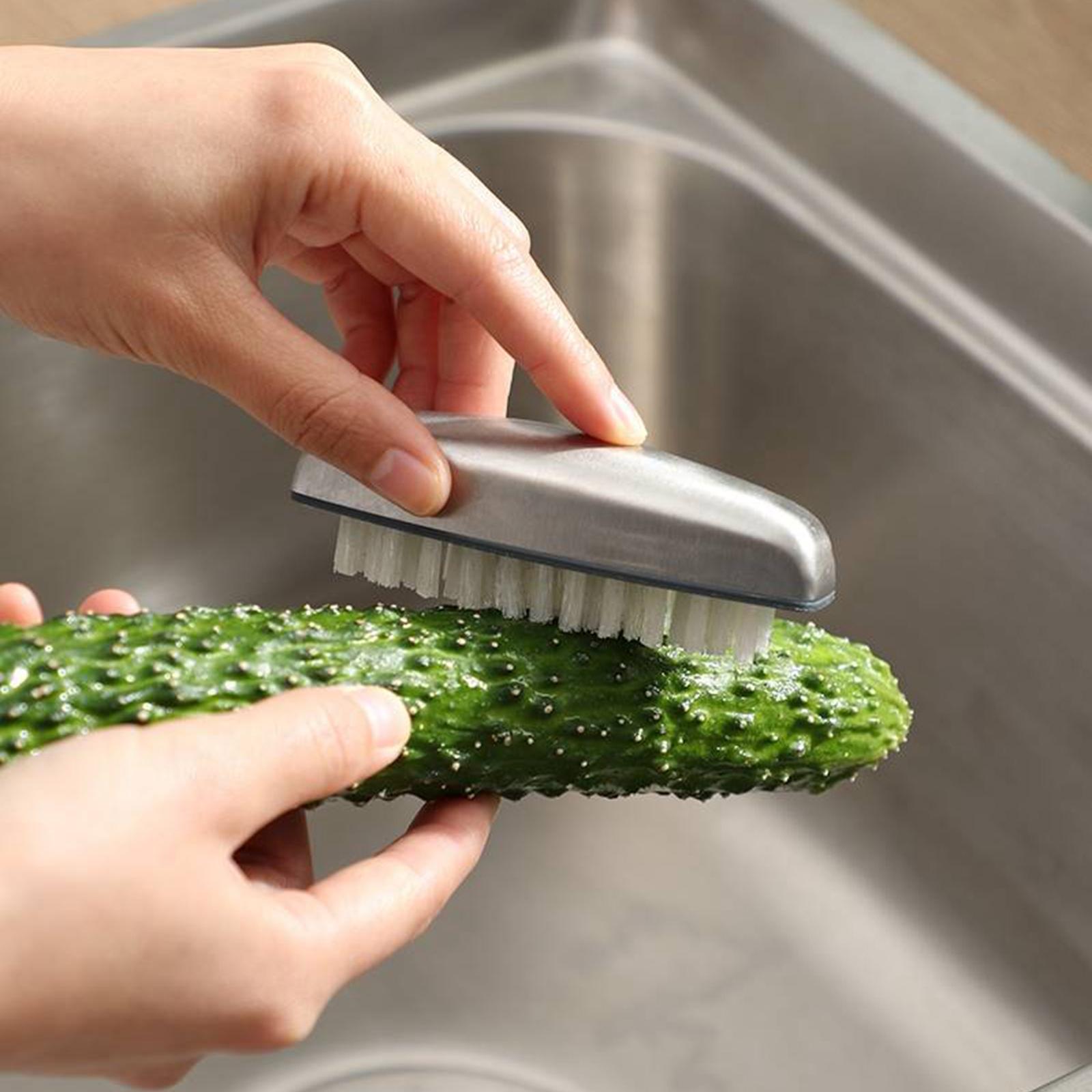 ネイルクリーニングブラシ ステンレス鋼製爪洗いブラシ 手洗い - Home Kitchen Bathroom Cleaning のレビューと価格