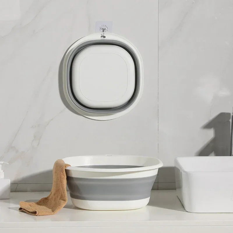 プラスチック製折りたたみ洗面器、ポータブル洗濯桶、家庭用バス - Home Bathroom Tub のレビューと価格