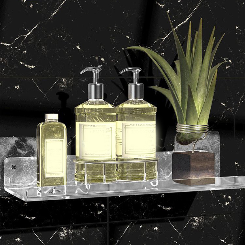 透明アクリル収納ラックリビングルーム壁掛け棚レコード陳列棚バ - Zara Home Bathroom Accessories のレビューと価格