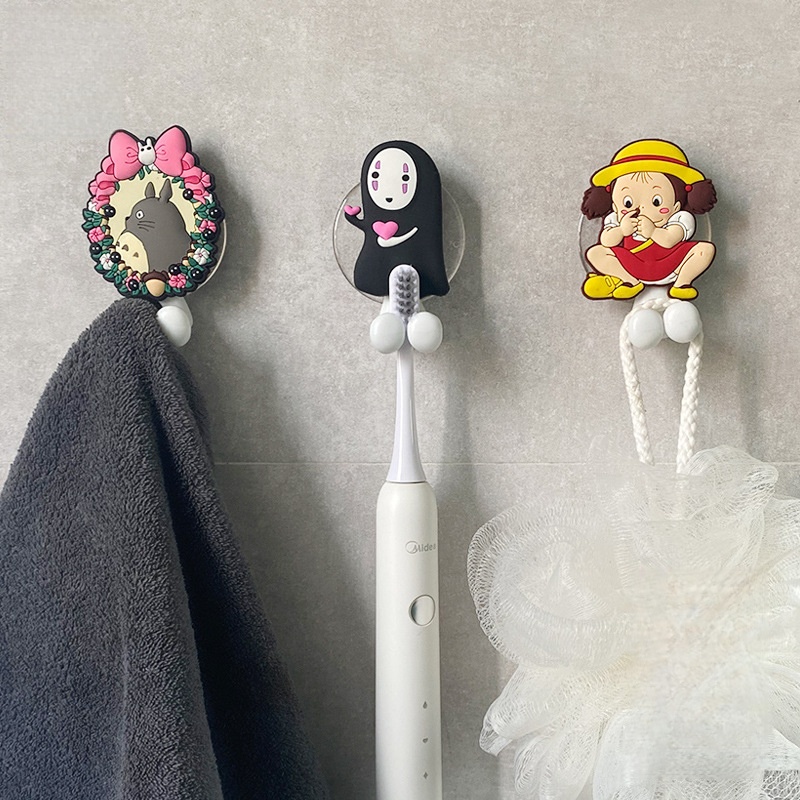 1Pc 漫画アニメトトロフィギュア歯ブラシホルダー壁歯ブラシ - Home Goods Bathroom Storage のレビューと価格