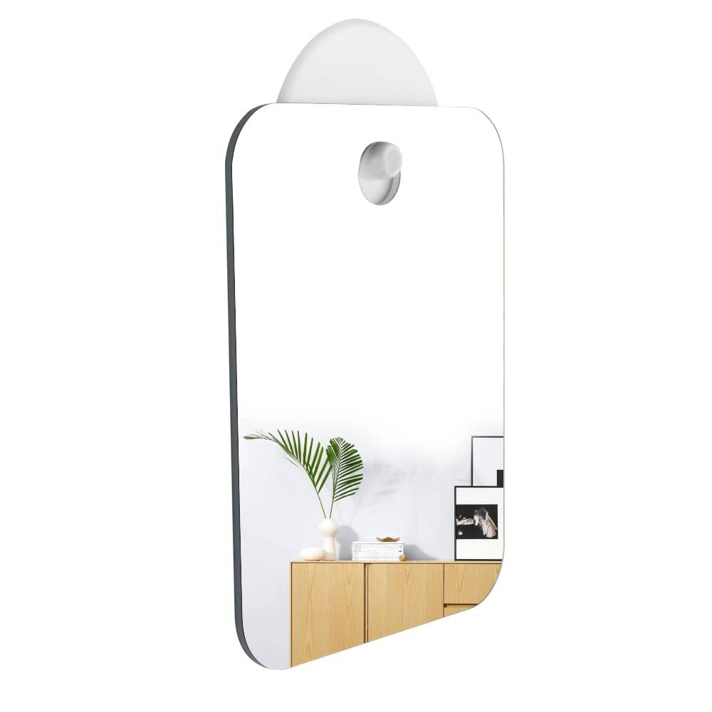 アクリル壁掛け式トラベルミラー,折りたたみ式,ポータブル,シ - Shaving Mirror Suction のレビューと価格