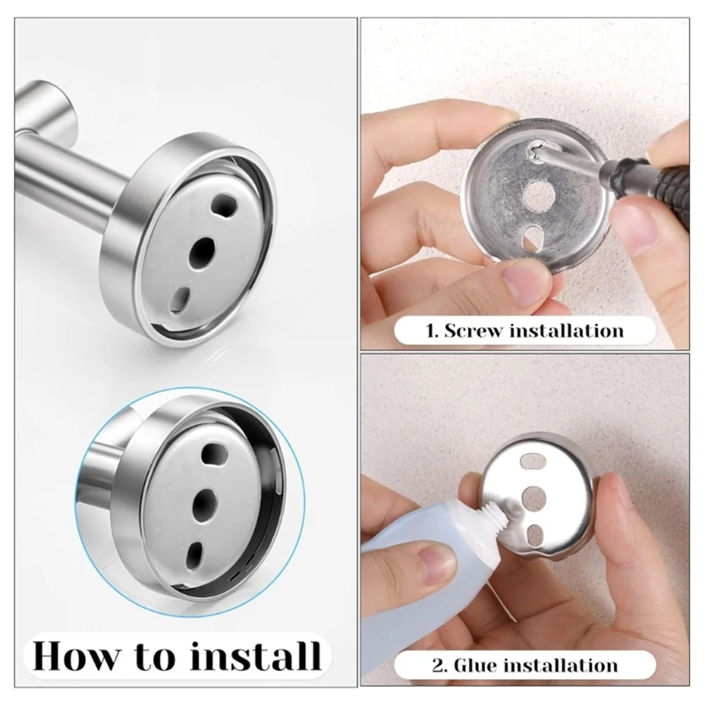 15個のステンレス鋼製タオルラック取り付け金具セット、壁掛け - Towel Bar Stainless のレビューと価格