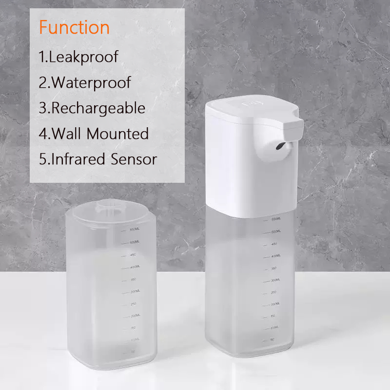 スマート誘導フォームディスペンサー、家庭用バスルーム用壁掛け - Home Bathroom Wall Soap Dispenser のレビューと価格