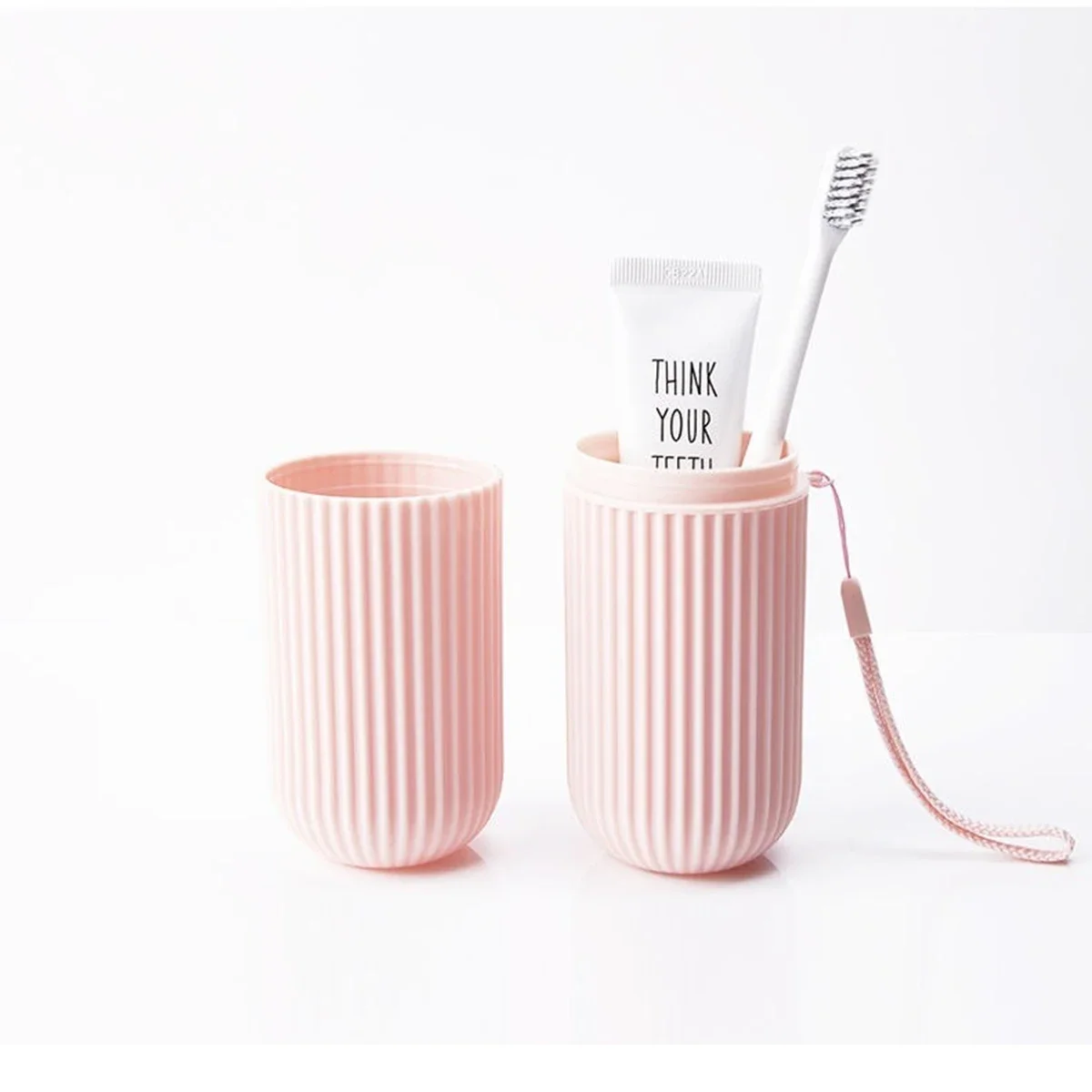 携帯用歯ブラシホルダーケース BPAフリー プラスチック製歯 - Home Goods Bathroom Storage のレビューと価格