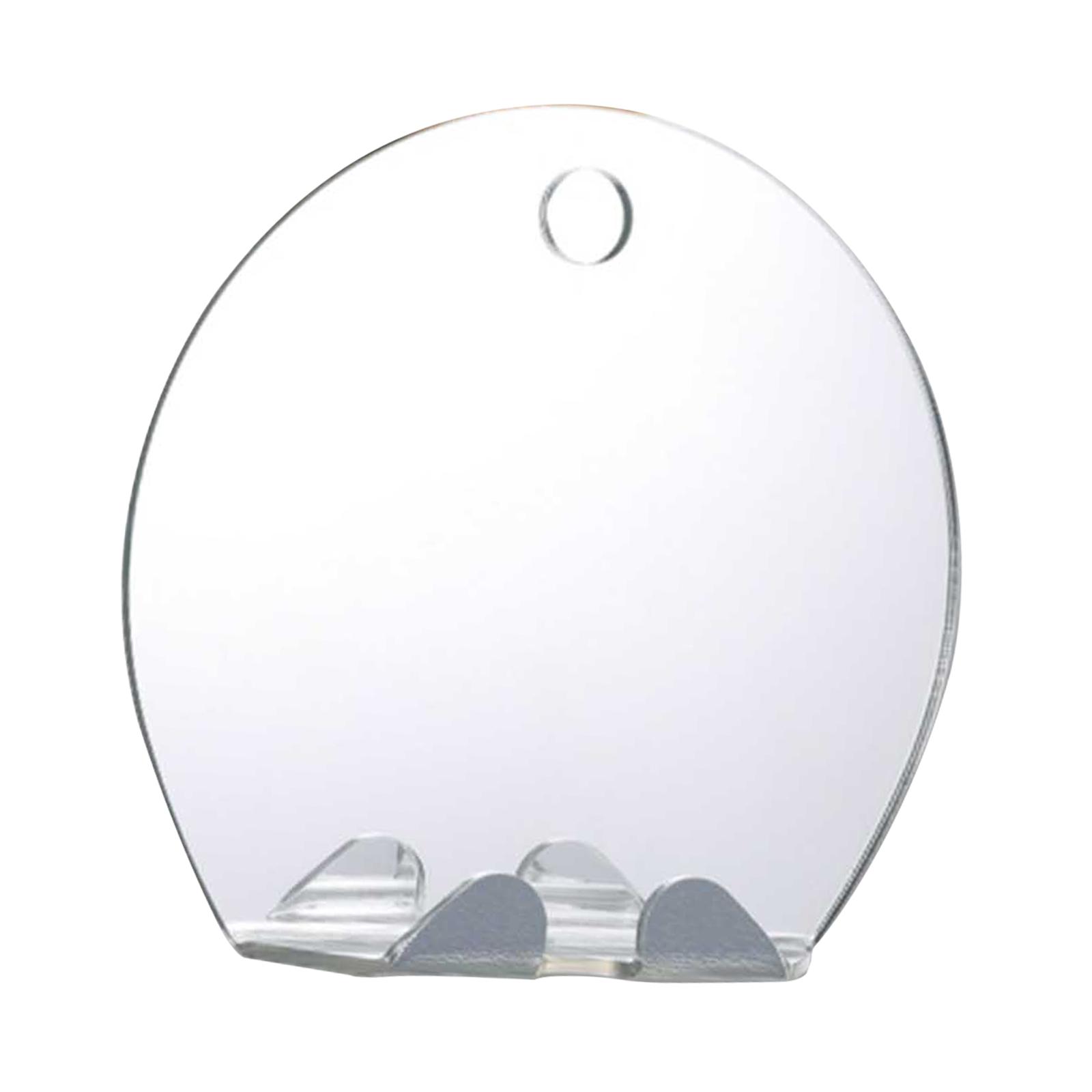 壊れない携帯用曇り止めシャワーシェービングミラー、吸盤付きメ - Shaving Mirror Suction のレビューと価格