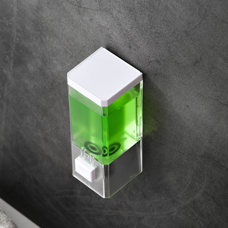 新しい透明な壁掛け式手動ソープディスペンサー、バスルーム、ホ - Home Bathroom Wall Soap Dispenser のレビューと価格