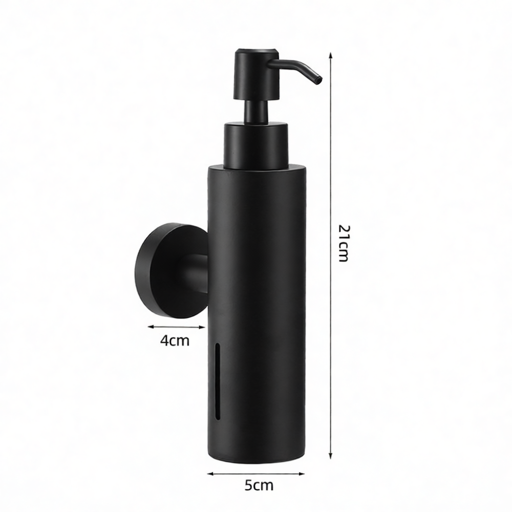 手動ソープディスペンサー ステンレス製 浴室壁掛けローション - Home Bathroom Wall Soap Dispenser のレビューと価格