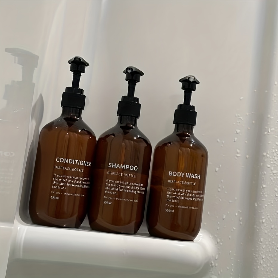 3 個防水シャンプーコンディショナーディスペンサーセット再利 - Zara Home Bathroom Accessories のレビューと価格