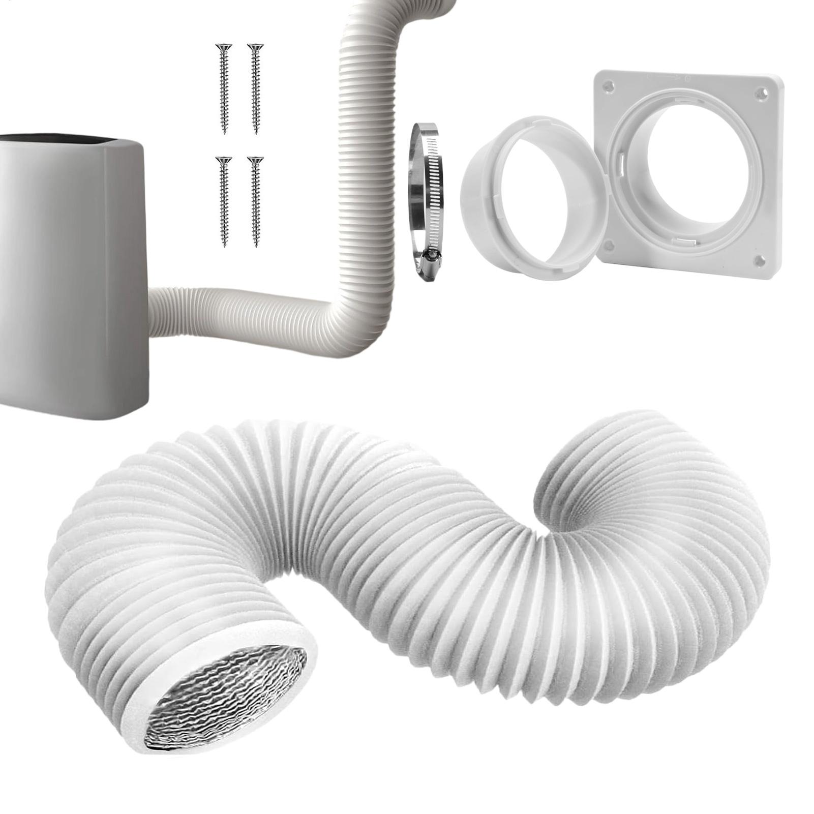 乾燥機ベントホースプレート交換用ポータブルエアコンベント壁掛 - Home Bathroom Vent のレビューと価格