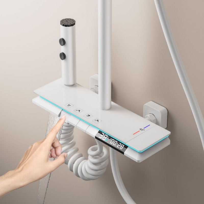 サーモスタットシャワーセット家庭用バスルームピアノキーレイン - Home Bathroom Key のレビューと価格