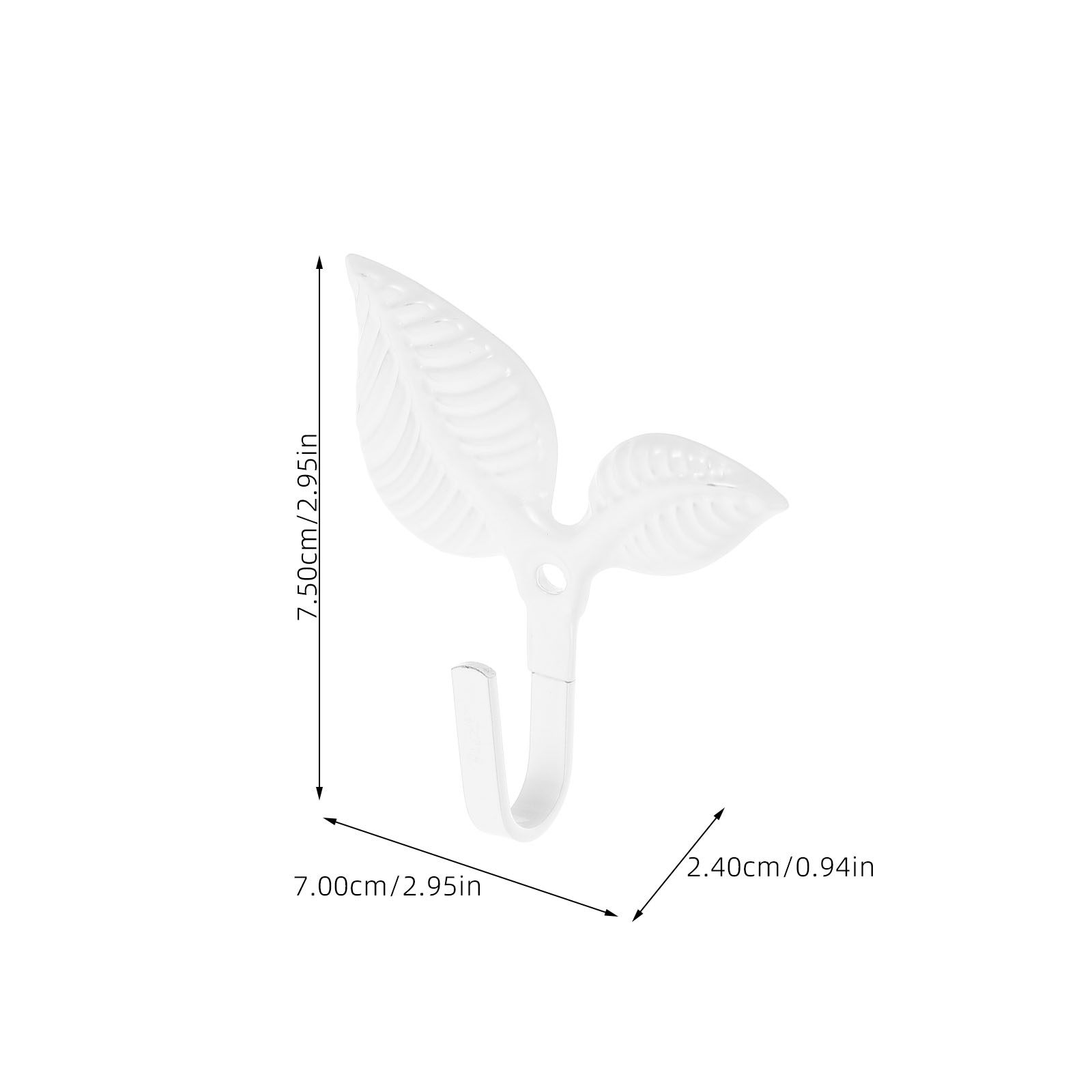 4個セット リーフ型ウォールフック アイアンアート装飾収納フ - Home Bathroom Key のレビューと価格