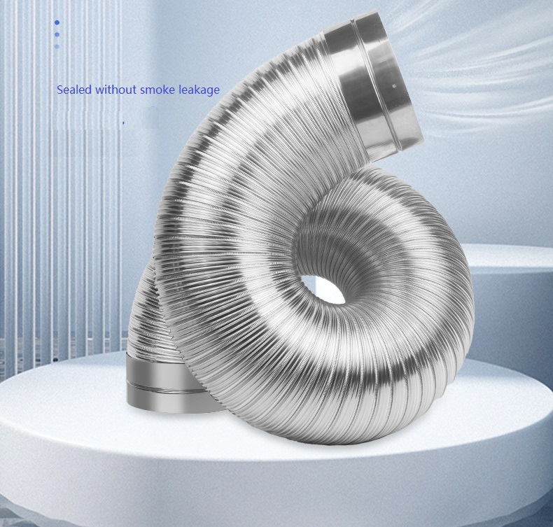 Φ90-180mm 純アルミニウム煙管半フレキシブル換気ダク - Home Bathroom Vent のレビューと価格
