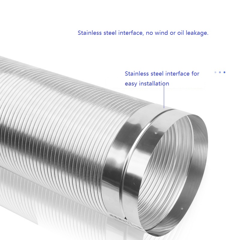 Φ90-180mm 純アルミニウム煙管半フレキシブル換気ダク - Home Bathroom Vent のレビューと価格