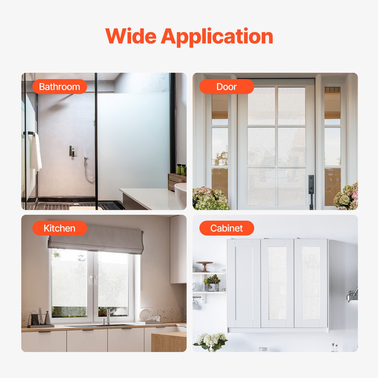窓用プライバシーフィルム、すりガラス窓用フィルム、日射遮断・ - Home Bathroom Window Tint のレビューと価格