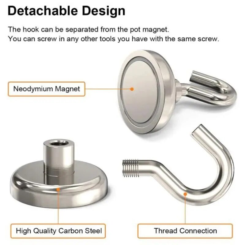10 個の強力なマグネットフック多目的収納フックホームキッチ - Home Bathroom Key のレビューと価格
