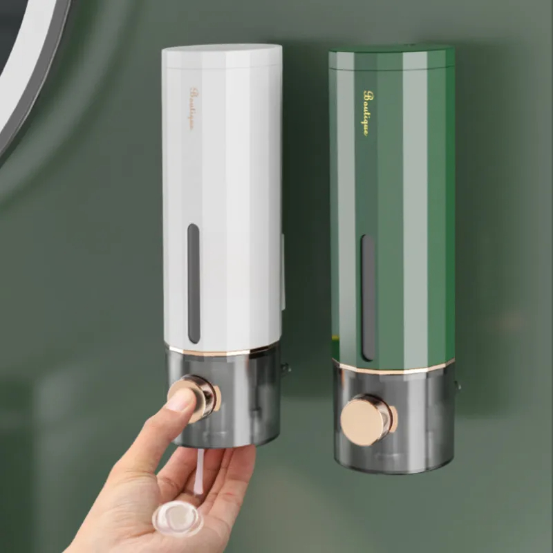 浴室液体石鹸ディスペンサー手指消毒剤 450 ミリリットル手 - Home Bathroom Wall Soap Dispenser のレビューと価格