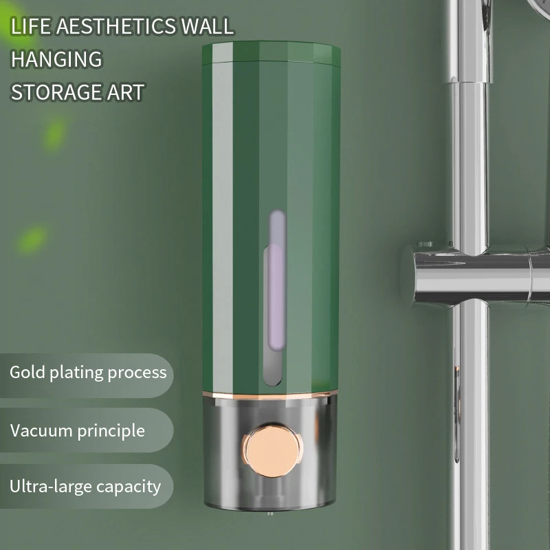 浴室液体石鹸ディスペンサー手指消毒剤 450 ミリリットル手 - Home Bathroom Wall Soap Dispenser のレビューと価格