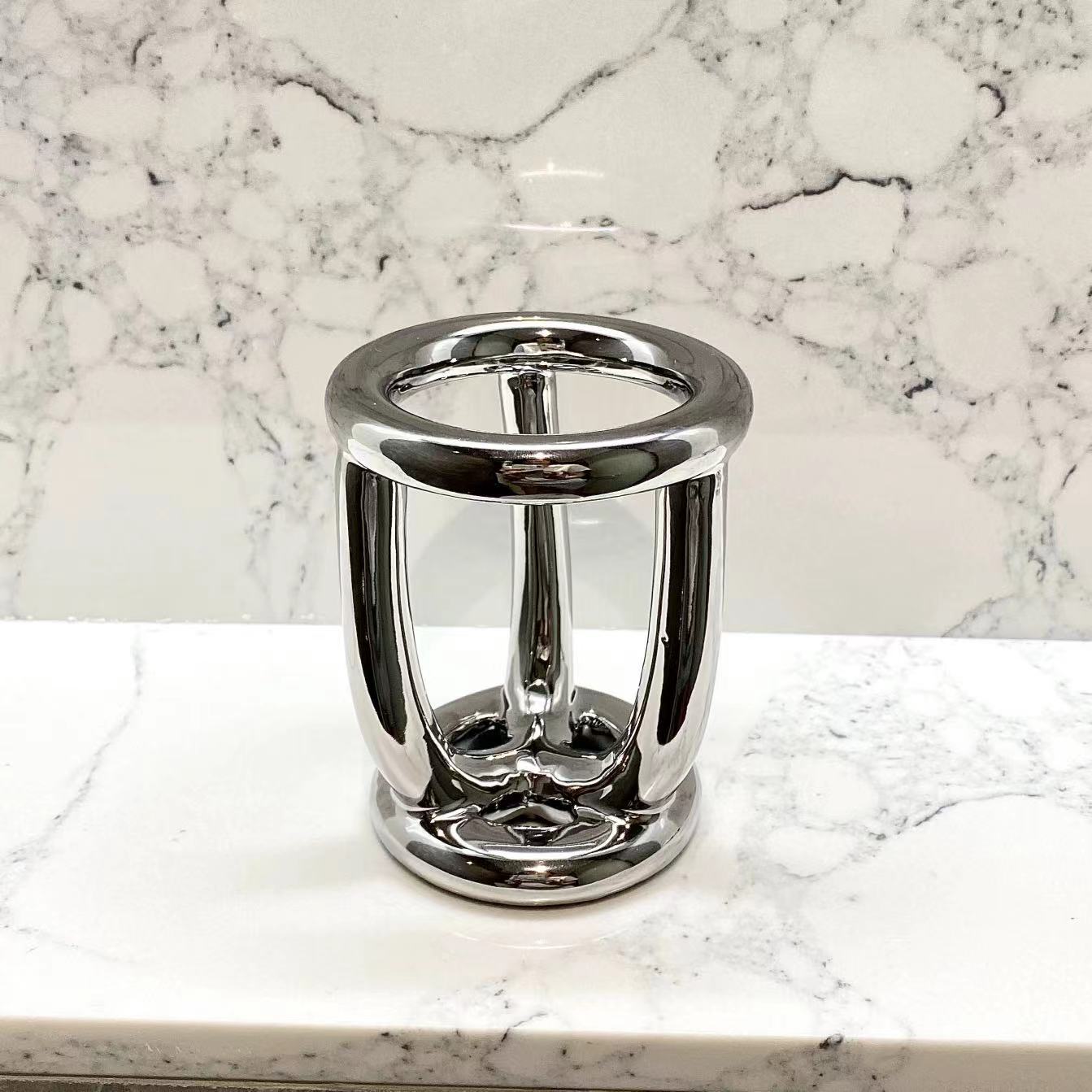 北欧のバスルームセラミック歯ブラシホルダー、歯磨き粉ラック、 - Zara Home Bathroom Accessories のレビューと価格