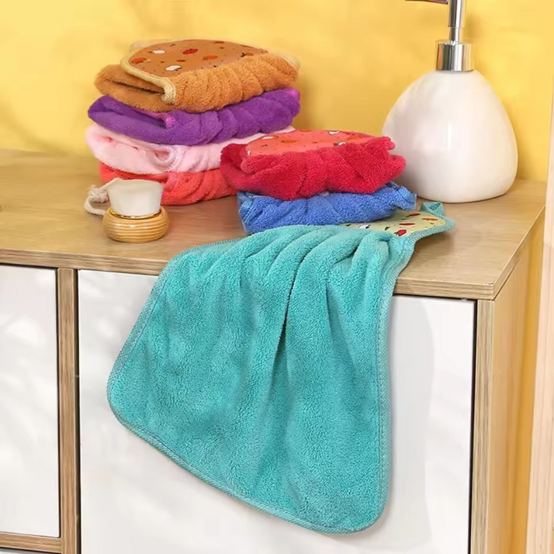 4 個の小さなハンドタオル吊り下げ式バスルームキッチンカラー - Home Kitchen Bathroom Cleaning のレビューと価格