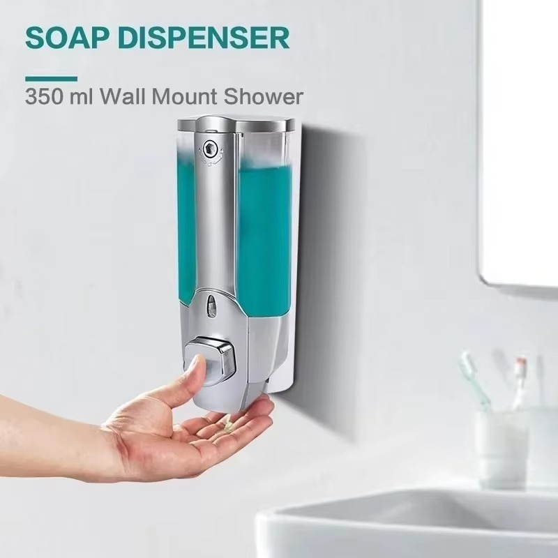 新しい ABS 壁掛けソープディスペンサーホームホテルのバス - Home Bathroom Wall Soap Dispenser のレビューと価格
