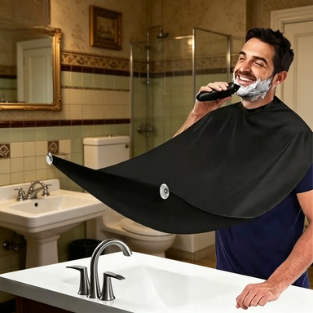 男性用シェービングエプロン、クリエイティブな壁掛けミラー付き - Shaving Mirror Suction のレビューと価格