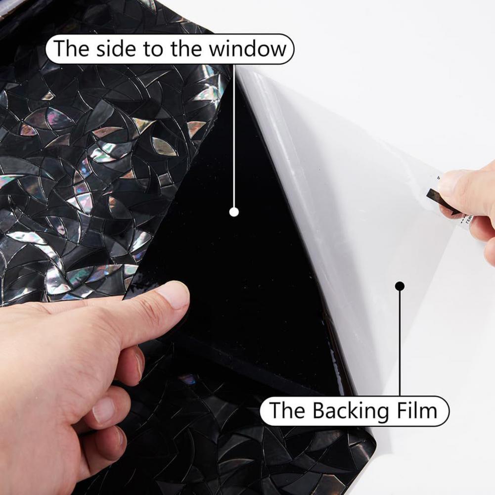 黒の3Dレインボーウィンドウ遮光フィルム,日焼け止め,ブライ - Home Bathroom Window Tint のレビューと価格